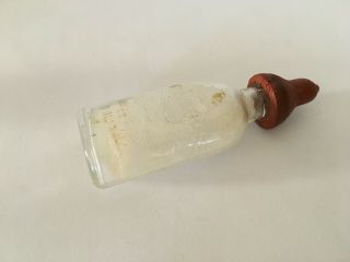 Reliable Doll Glass Baby Bottle 3 5/8 " Made In Canada
