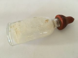 Reliable Doll Glass Baby Bottle 3 5/8 