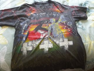 Metallica 1991 Heavy Metal T - Shirt 46 Inch Chest Vintage