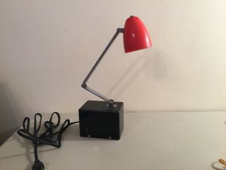 Vintage Orange Tensor Desk Lamp - Mid Century Retro