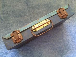 Vintage Tin Handy Andy Tool Box Skil - Craft Corp Chicago Childs Boy Kids Toy 2