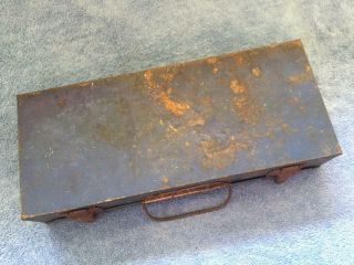 Vintage Tin Handy Andy Tool Box Skil - Craft Corp Chicago Childs Boy Kids Toy 3