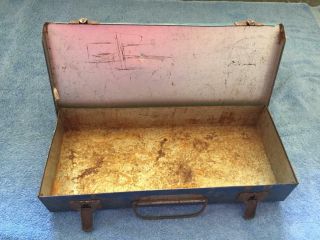Vintage Tin Handy Andy Tool Box Skil - Craft Corp Chicago Childs Boy Kids Toy 4