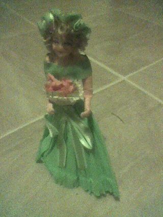 Handmade Vintage Doll With Blonde Curls / Hair,  Dress,  Hat,  And More