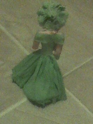 Handmade VINTAGE DOLL WITH BLONDE CURLS / HAIR,  DRESS,  HAT,  AND MORE 4
