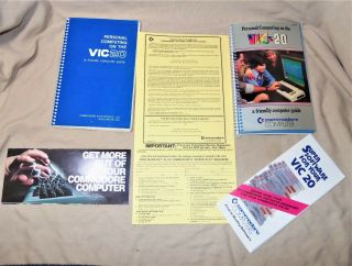 Vtg 1980 Commodore VIC - 20 Personal Computer w Box & Accessories Powers On 8279 8