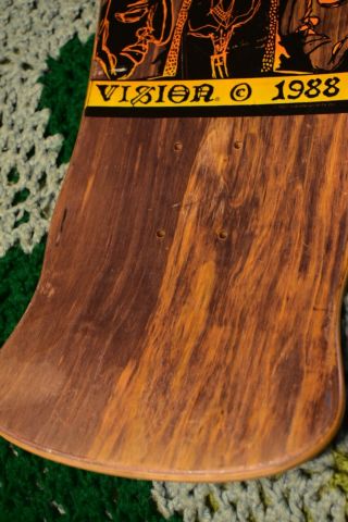 Vintage John A.  Grigley Mini 2 Vision 1988 OG Skateboard 1987 Skate Deck Board 7