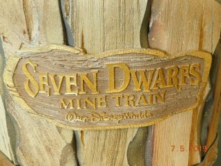Authentic Rare Disney Resorts Prop Seven Dwarfs Mine Train Treasure Bucket Rare 5