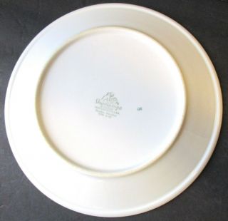 Rare Vintage 1950’s MCM Shenango China Mobile Restaurant Dinner Plate Black Grey 3