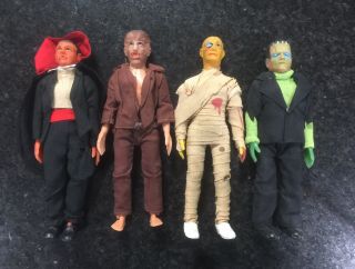Ahi Vintage All Universal Monsters Near Perfect Set Of Four Look 