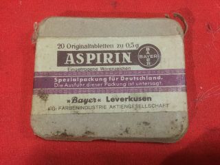 Box Of Wwii German Bayer Aspirin