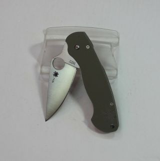 Rare in the Box Numbered C81FGD2P SPYDERCO Paramilitary CPM - D2 Knife 3