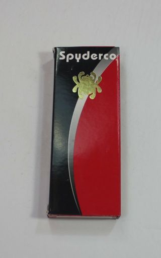 Rare in the Box Numbered C81FGD2P SPYDERCO Paramilitary CPM - D2 Knife 6