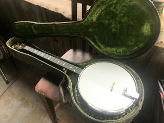 Vintage B&d Special No.  1 Tenor Banjo,  Bacon & Day W/case
