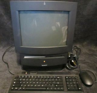 Apple Macintosh Tv Computer - Keyboard Ii M0487 & Mouse Ii M2706 Vintage