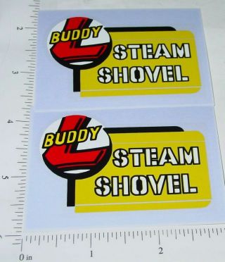 Buddy L Steam Shovel Const Vehicle Sticker Set Bl - 053