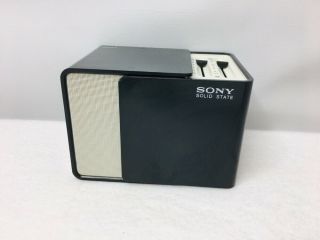 Vintage Sony Tr - 1825 Cube Transistor Radio 1970 Great