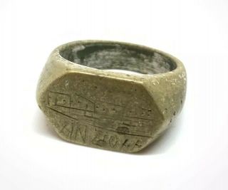 Ww11 Anzio Italy ‘44 Signet Trench Art Ring Size 9 Ring