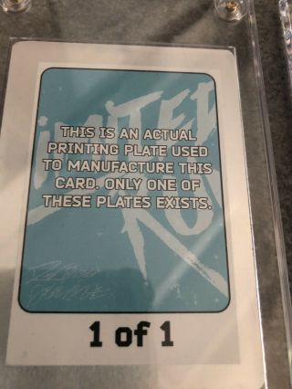 Jak Ii 2 Limited Run Games Trading Card Printing Plate 368 Ps4 Collectors Rare