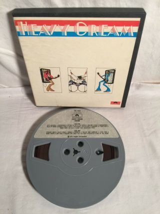 Vintage Reel To Reel Tape Heavy Cream 3 3/4 Ips 4 Track Polydor Eric Clapton