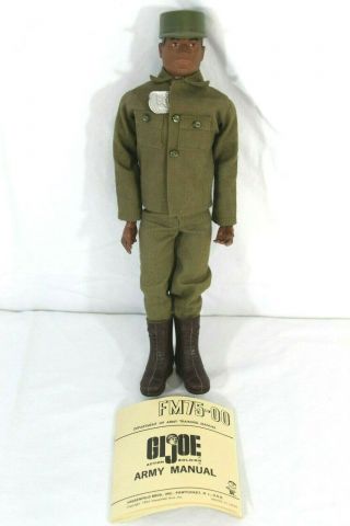Vtg 1964 Action Soldier Negro African American Black 12 " Figure Made In Usa