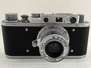 LEICA - II (D) Luftwaffe WWII Vintage Russian RF Film 35mm CHROME Camera 2