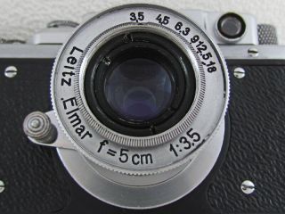 LEICA - II (D) Luftwaffe WWII Vintage Russian RF Film 35mm CHROME Camera 3