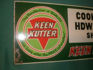 Vintage E C Simmons Keen Kutter International Harvester Sheridan MO Store Sign 2