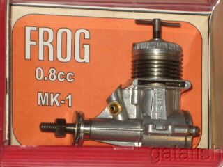1 New? Vintage Uk Frog.  8cc Diesel Model Airplane Engine Wdisplay Box