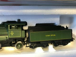 Vintage Marklin 3092 Steam Locomotive Train Engine HO Scale K Bay Green 2