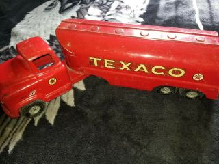 1950 Vintage Buddy L Texaco Gmc 550 Tanker Truck Steel Toy Usa