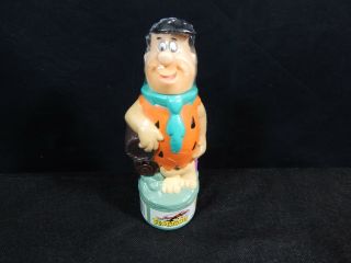 Fred Flintstone Non Soaky Collectible Bubble Bath Bottle Nos 1990 