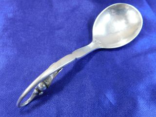 Georg Jensen Blossom Sterling Silver Jam Spoon (?) -