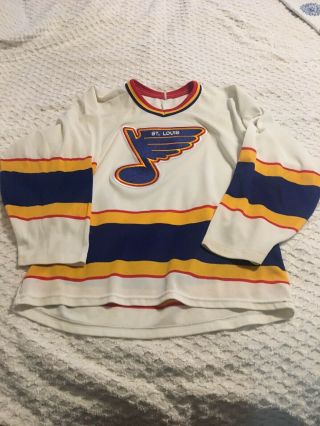 St.  Louis Blues Vintage Ccm Maska Jersey Mens Medium 1989 - 1990