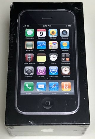 Apple Iphone 3gs 16gb At&t Black Mc135ll/a A1303 Gsm Vintage Rare