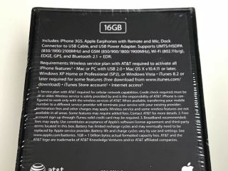 Apple iPhone 3GS 16GB AT&T Black MC135LL/A A1303 GSM Vintage Rare 5