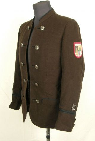 Ww2 Wwii Era Austria Schutzen Gebirgsjager Bandsman Tunic Jacket Altmunster