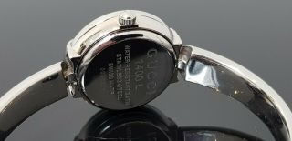 Gucci 1400L Ladies Stainless Steel Bangle Watch with Sapphire Crystal and Papers 6