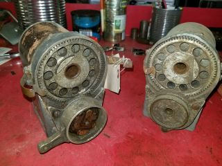 2 Vintage Simms Model C - 4 Magnetos For 4 Cylinder Ace Henderson Motorcycles Etc.
