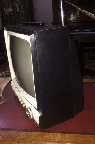 Vintage Admiral Portable B&W TV Late 1960 ' s/Early 1970’s Model PK1360 11” Screen 3
