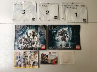 Lego Bionicle Takutanuva 10201 Complete w/ Box Manuals Toys R Us Ltd Ed 48419 3
