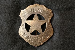 Vintage Us Marshal Badge