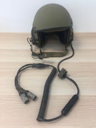 Vtg Gentex Corp.  Comabt Vehicle Crewman Balistic Helmet Military Rare Zo - 18