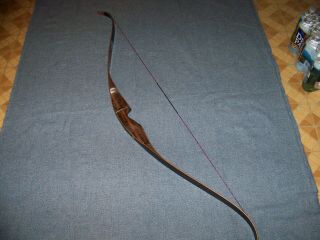 Vintage Fred Bear Grizzly Victor Recurve Bow Longbow Archery Bows R - H