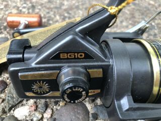 Vintage Daiwa Black Gold BG10 Spinning Fishing Reel 5