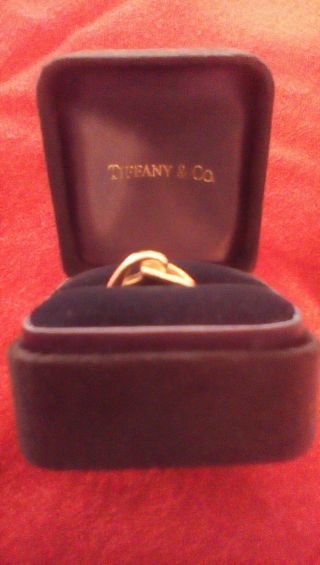 Tiffany & Co.  Vintage 18k Yellow Gold Knot Band Ring Size 6