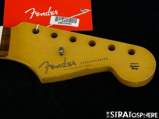 Fender Vintage 60s Ri Road Worn Strat Neck Relic Stratocaster Pau Ferro