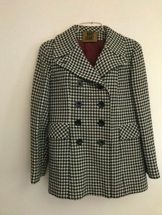 Vintage Mary Quant Dogtooth Jacket Rare