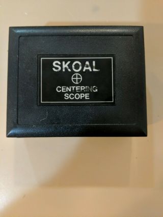 Vintage Skoal Centering Scope With Cross Hair