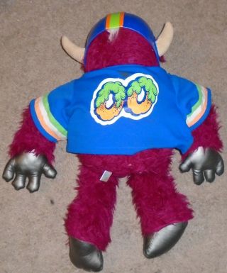 Vintage 1986 AMToy American Greetings My Pet Monster Football Plush 5